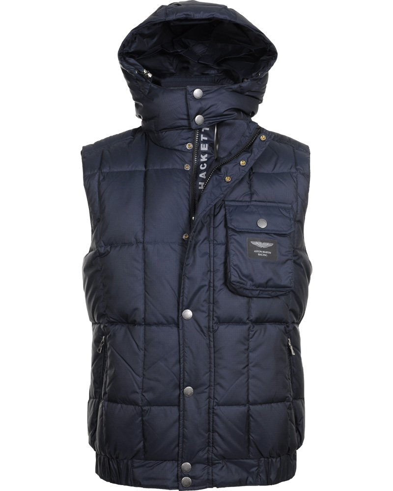 Homme | Manteaux Et Vestes | Hackett | Aston Martin Racing Gilet Midnight