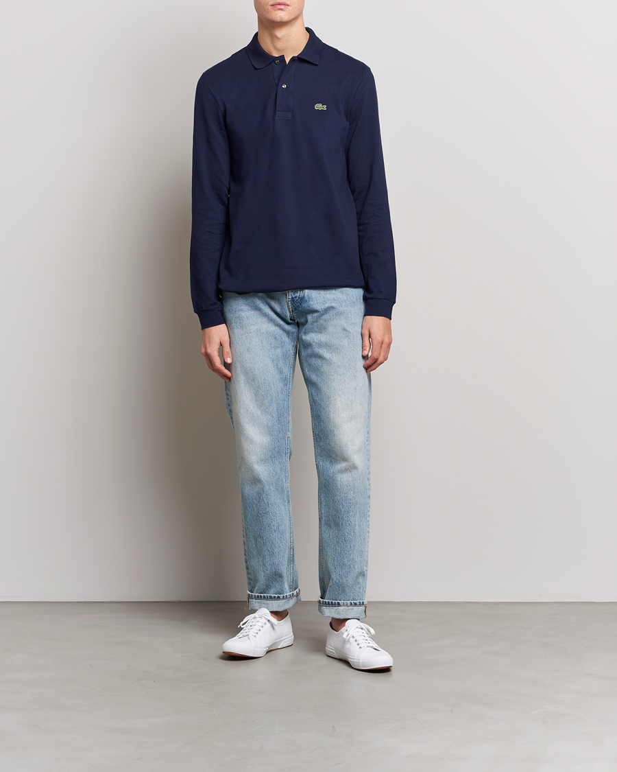 Homme | Pulls Et Tricots | Lacoste | Long Sleeve Piké Navy