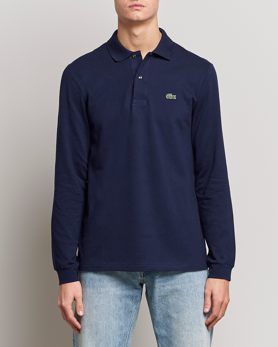 Homme | Pulls Et Tricots | Lacoste | Long Sleeve Piké Navy