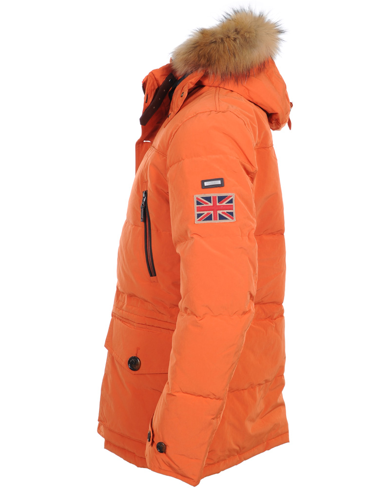 Homme | Manteaux Et Vestes | Hackett | Nevis Parka Orange