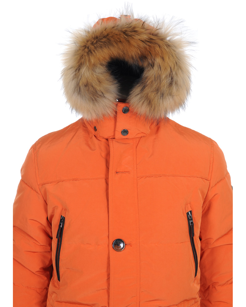 Homme | Manteaux Et Vestes | Hackett | Nevis Parka Orange