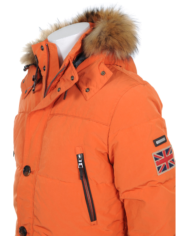 Homme | Manteaux Et Vestes | Hackett | Nevis Parka Orange
