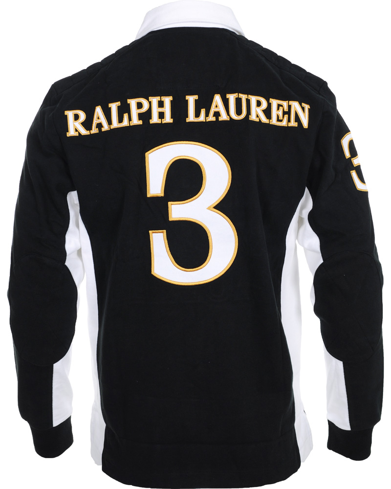 Homme | Pulls Et Tricots | Polo Ralph Lauren | Custom Fit Rugby Black