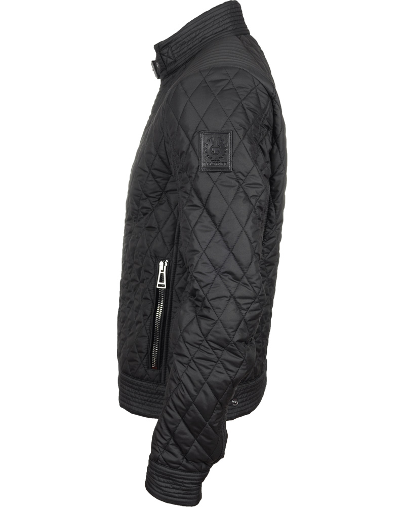 Heren | Jassen | Belstaff | Bramley Quilted Racer Jacket Black