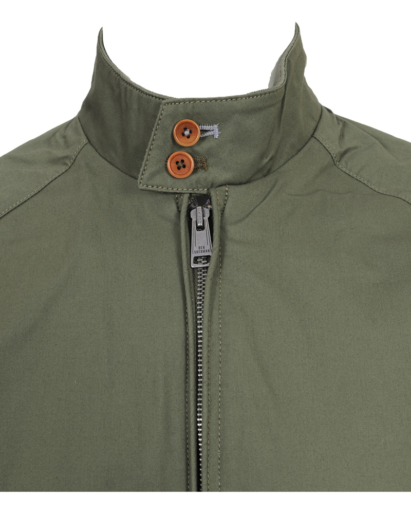 Homme | Manteaux Et Vestes | Ben Sherman | Harrington Jacket Burnt Olive