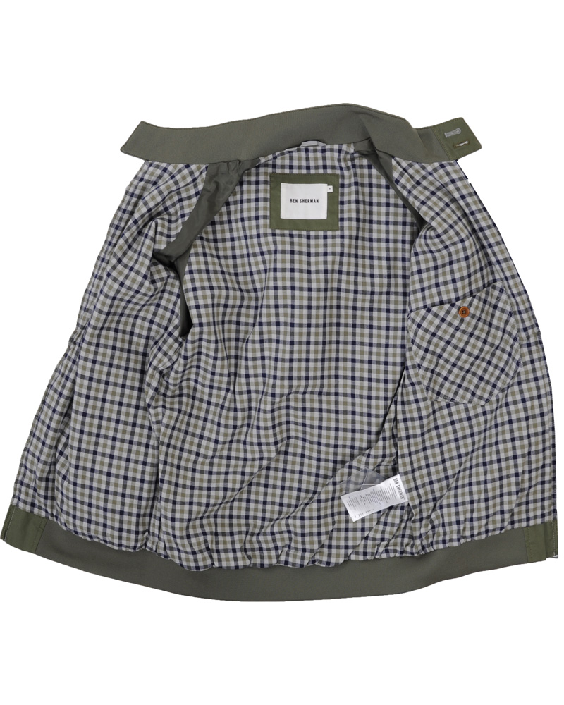 Homme | Manteaux Et Vestes | Ben Sherman | Harrington Jacket Burnt Olive