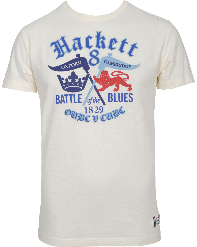 Homme | T-shirts | Hackett | Logo Tee Off White