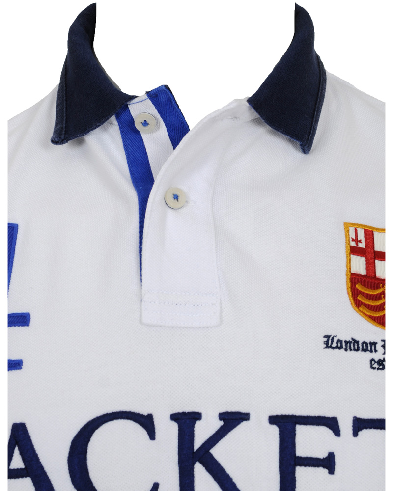 Homme | Polos | Hackett | London Rowing Club Polo White