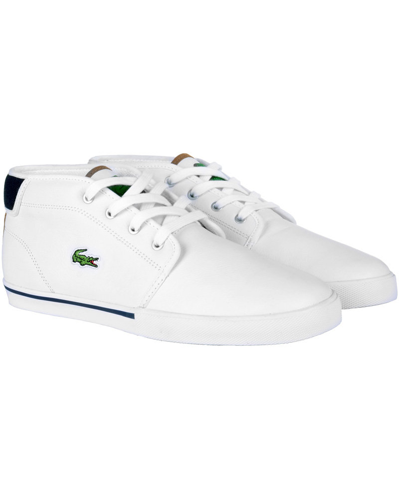 Homme | Lacoste Ampthill Tri Sneaker White Dark Blue | Lacoste | Ampthill Tri Sneaker White Dark Blue