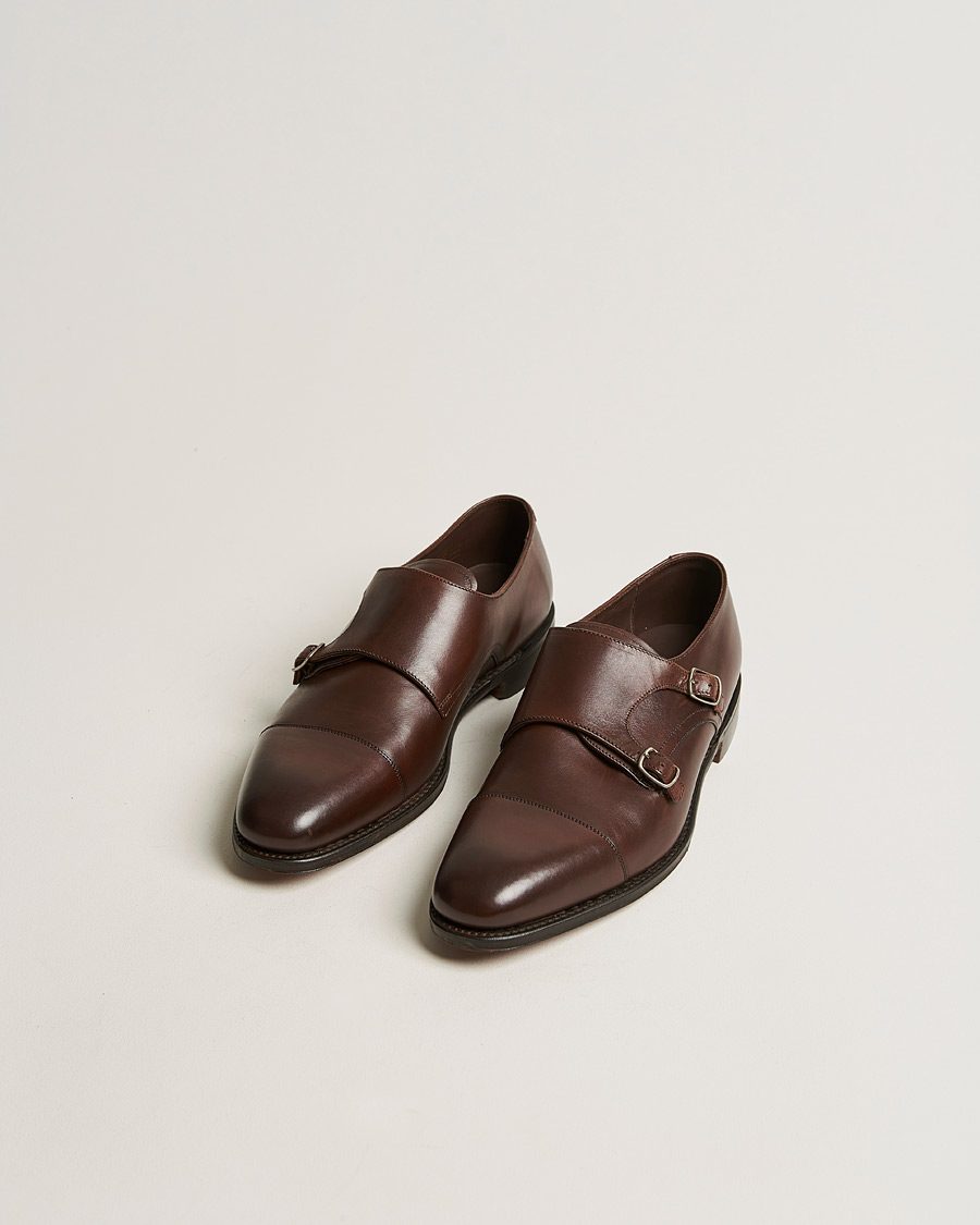 Homme | Loake 1880 Cannon Monkstrap Dark Brown Burnished Calf | Loake 1880 | Cannon Monkstrap Dark Brown Burnished Calf