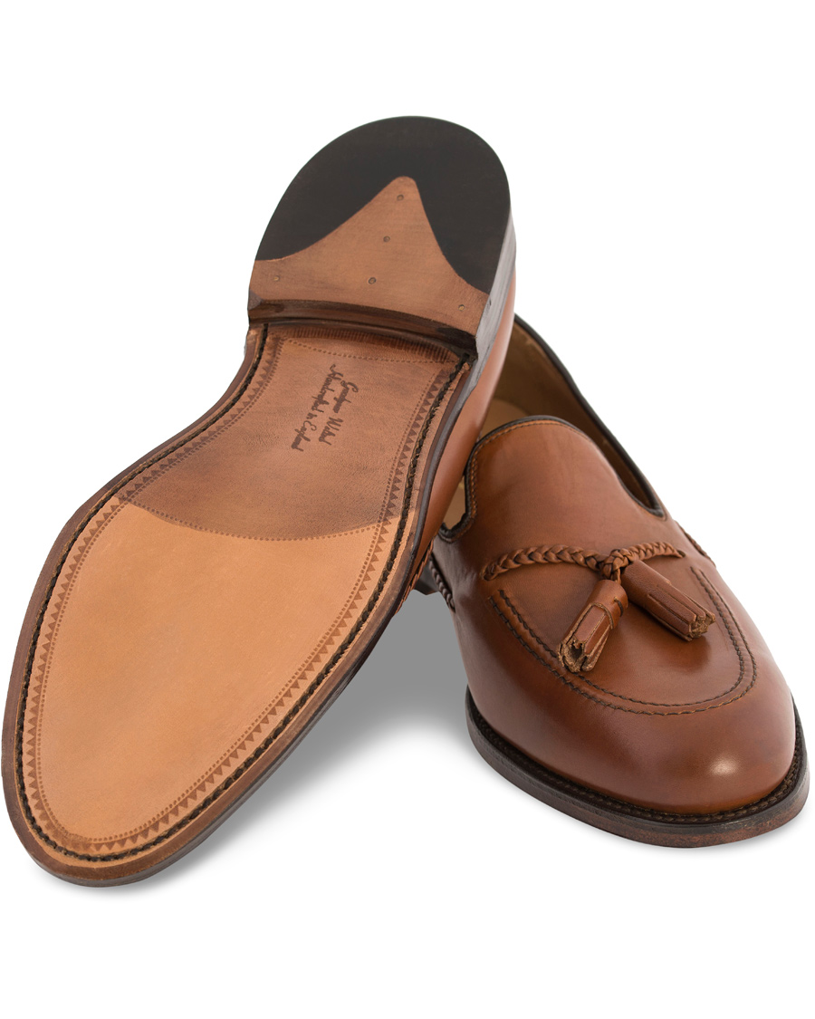 Homme | Loake 1880 Temple Loafer Brown Burnished Calf | Loake 1880 | Temple Loafer Brown Burnished Calf