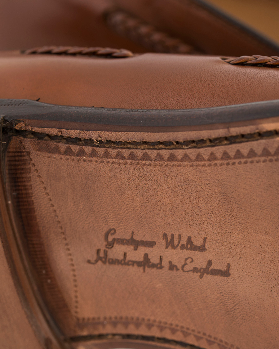 Homme | Loake 1880 Temple Loafer Brown Burnished Calf | Loake 1880 | Temple Loafer Brown Burnished Calf