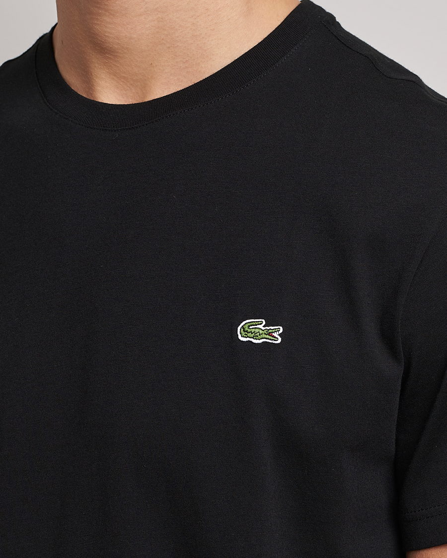 Homme | T-shirts | Lacoste | Crew Neck T-Shirt Black