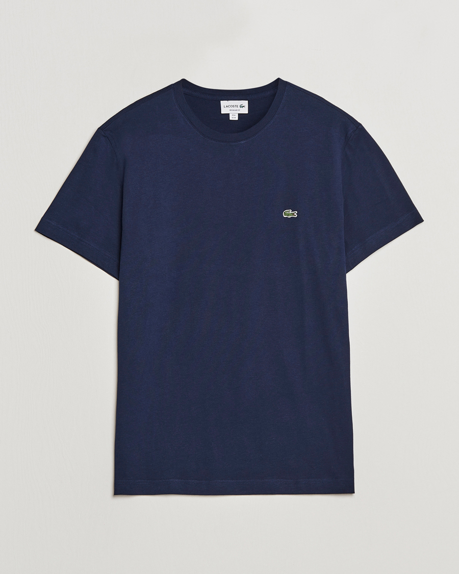 Homme | T-shirts | Lacoste | Crew Neck T-Shirt Navy