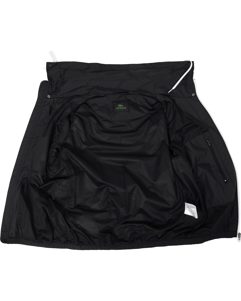 Homme | Manteaux Et Vestes | Lacoste | Hood Windbreaker Jacket Black/White