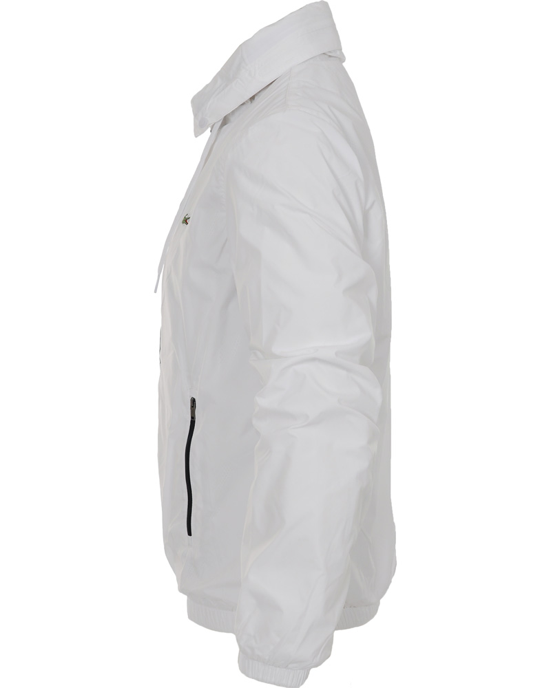 Homme | Manteaux Et Vestes | Lacoste | Hood Windbreaker Jacket White/Navy