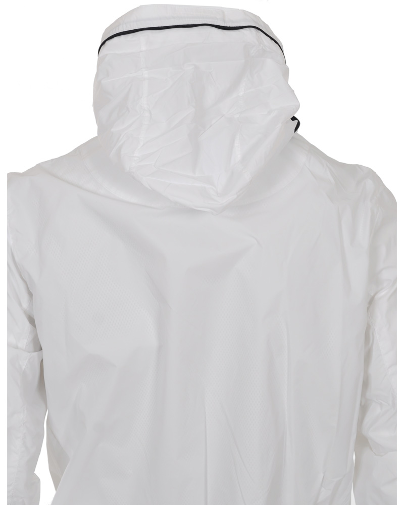 Homme | Manteaux Et Vestes | Lacoste | Hood Windbreaker Jacket White/Navy