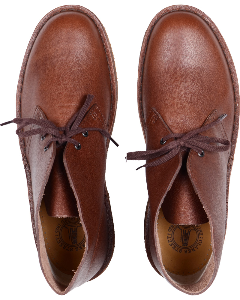 Heren | Clarks Originals Leather Desert Boot Brown | Clarks Originals | Leather Desert Boot Brown