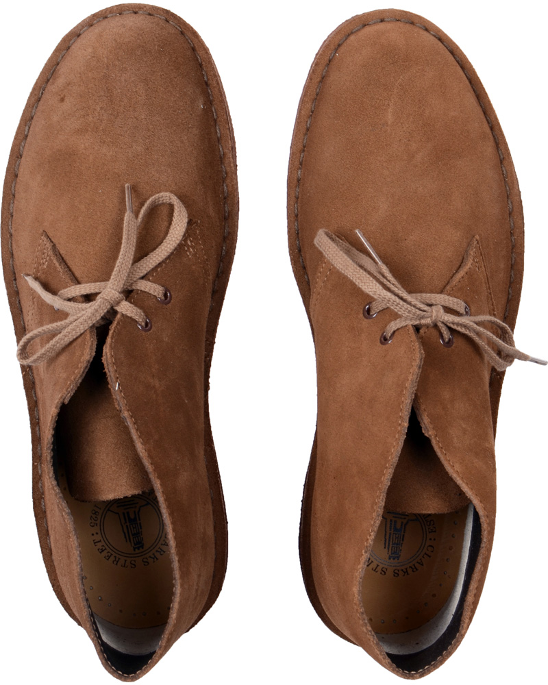 Heren | Clarks Originals Suede Desert Boot Cola | Clarks Originals | Suede Desert Boot Cola
