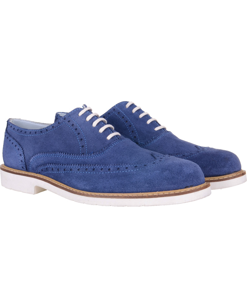 Homme | Tiger of Sweden Leon 54 Brogue Blue | Tiger of Sweden | Leon 54 Brogue Blue