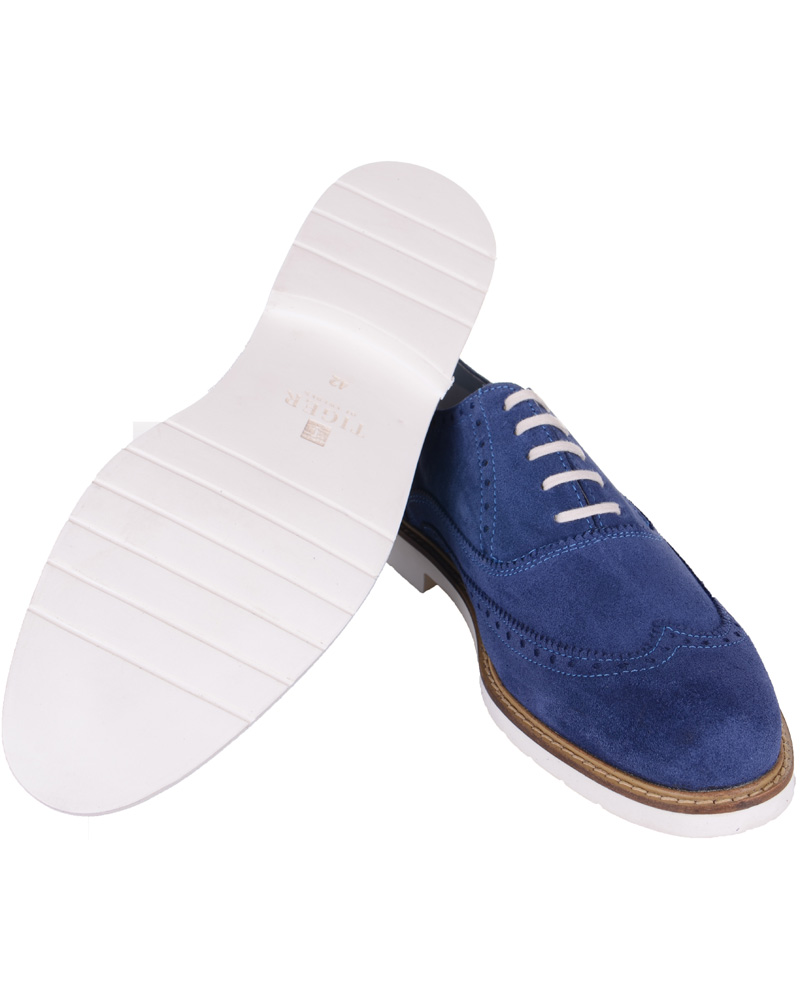 Homme | Tiger of Sweden Leon 54 Brogue Blue | Tiger of Sweden | Leon 54 Brogue Blue