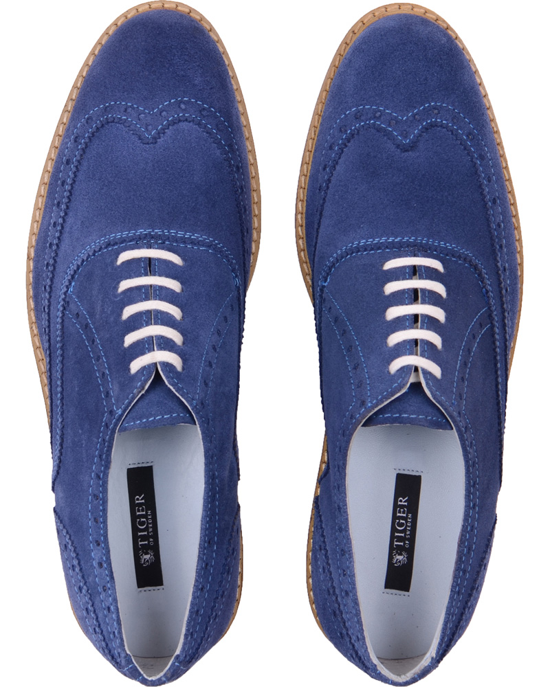 Homme | Tiger of Sweden Leon 54 Brogue Blue | Tiger of Sweden | Leon 54 Brogue Blue