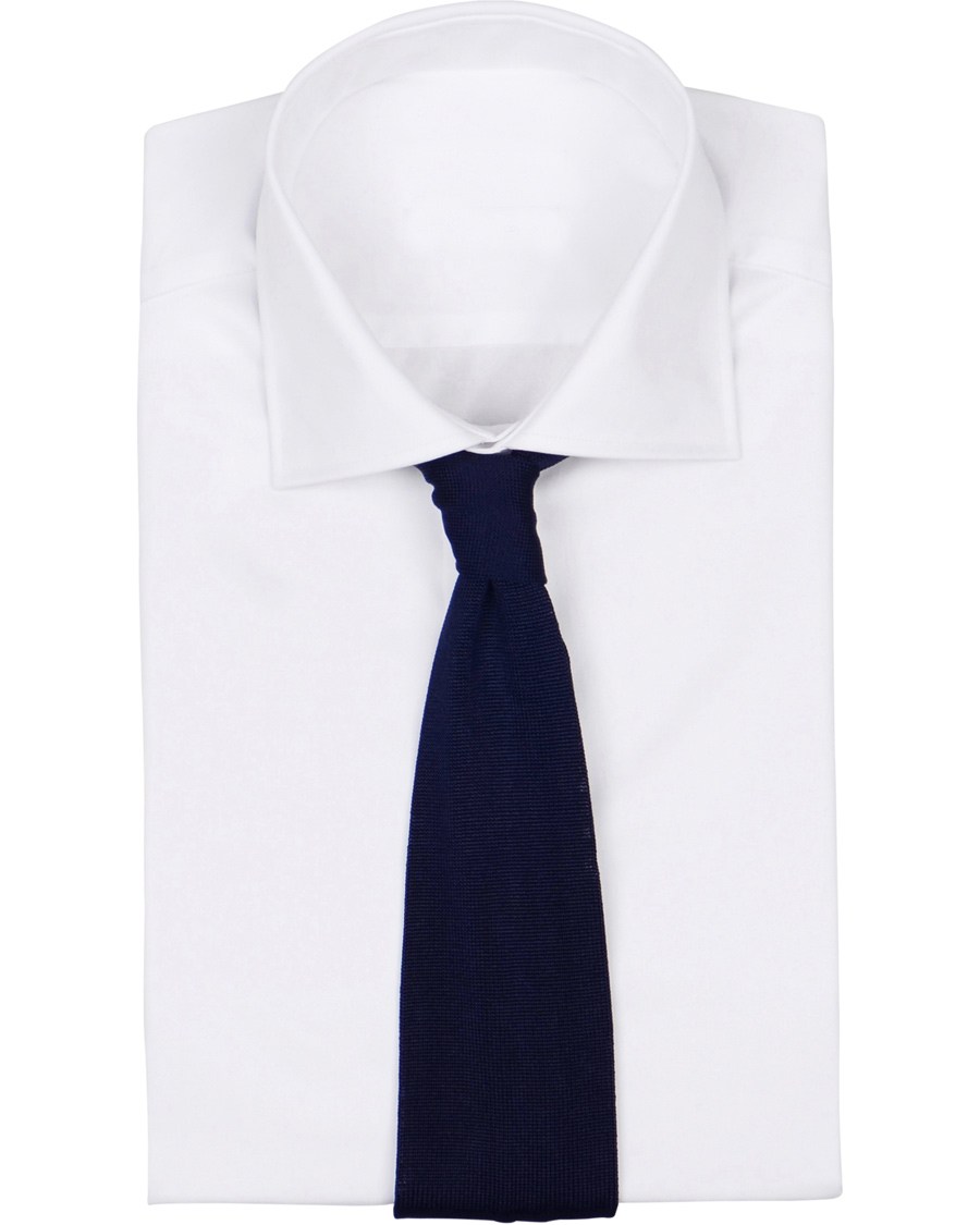 Homme | Tiger of Sweden Peschici Tie 7,5 cm Blue | Tiger of Sweden | Peschici Tie 7,5 cm Blue