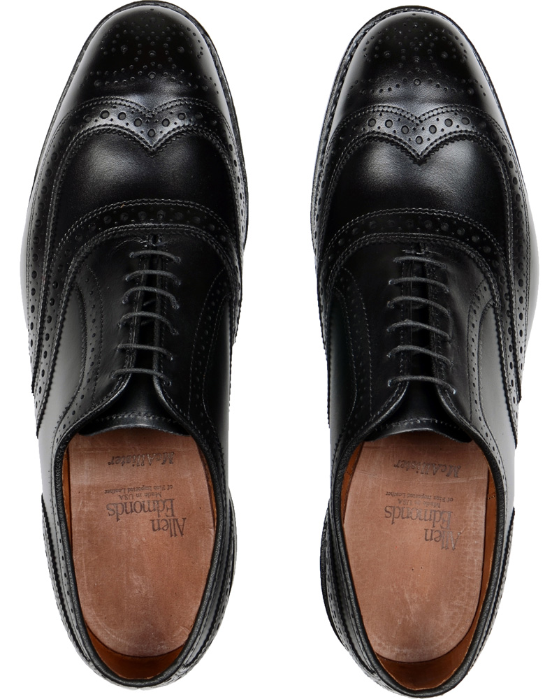 Heren | Allen Edmonds McAllister Brogue Black | Allen Edmonds | McAllister Brogue Black