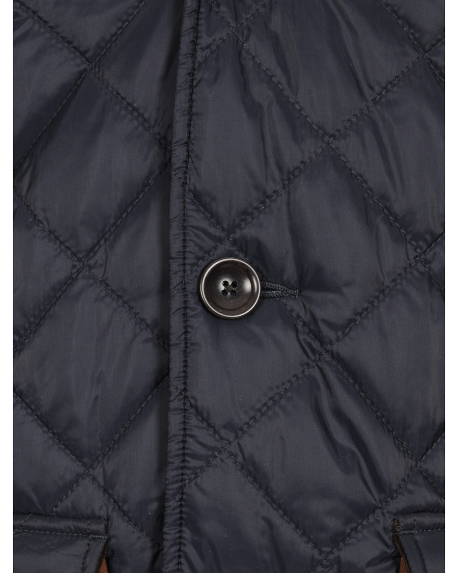 Homme | Manteaux Et Vestes | Oscar Jacobson | Tiberius Quilted Jacket Navy