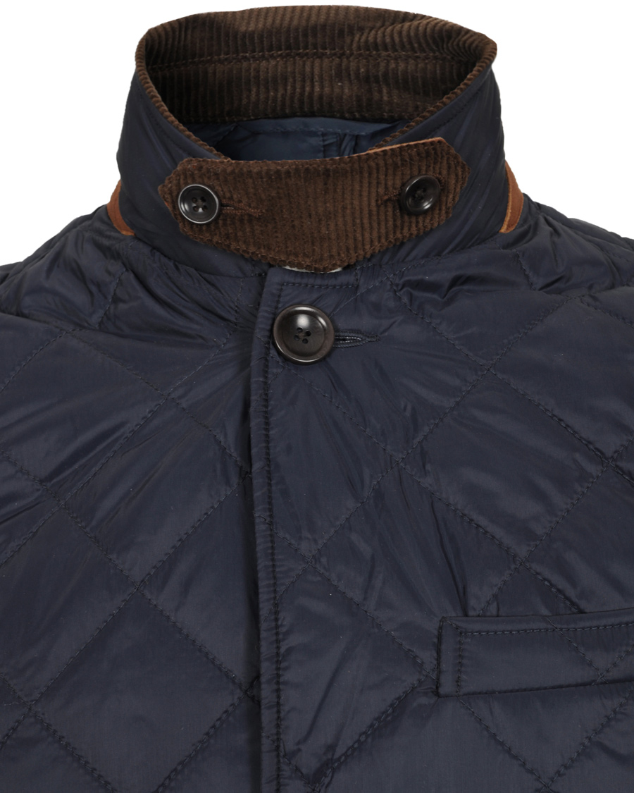 Homme | Manteaux Et Vestes | Oscar Jacobson | Tiberius Quilted Jacket Navy