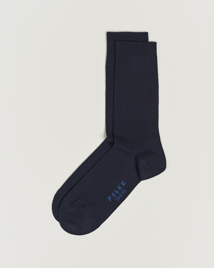 Homme | Sous-Vêtements Et Chaussettes | Falke | Swing 2-Pack Socks Navy