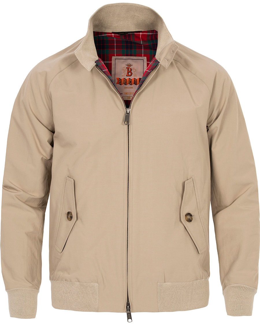 Homme | Manteaux Et Vestes | Baracuta | G9 Original Harrington Jacket Natural