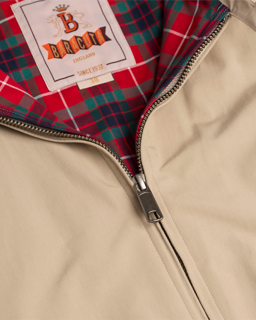 Homme | Manteaux Et Vestes | Baracuta | G9 Original Harrington Jacket Natural