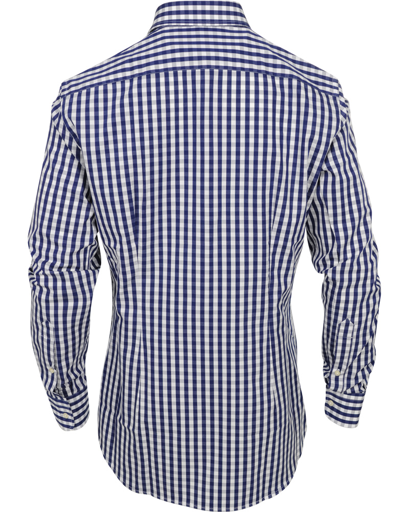 Heren | Overhemden | J.Lindeberg | Daniele Essential Prints Shirt Navy