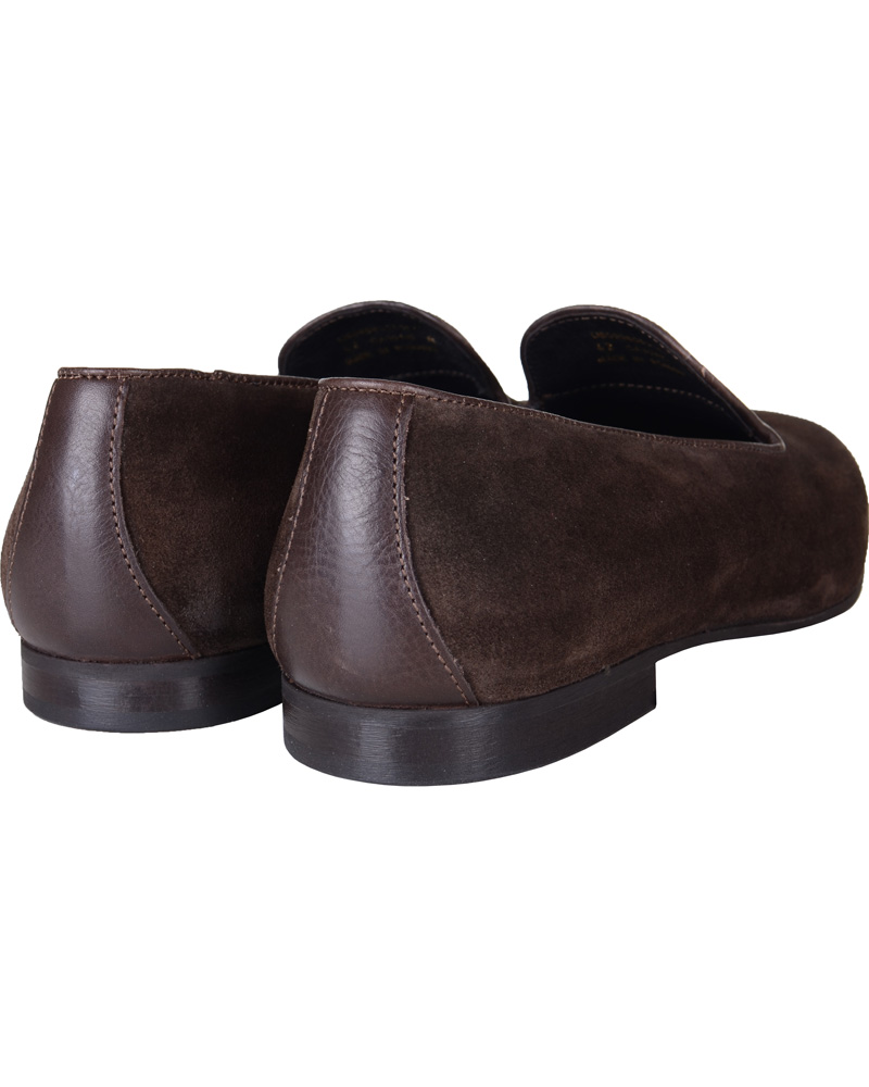 Heren | Tiger of Sweden Vincent 01 Suede Loafer Chocolate | Tiger of Sweden | Vincent 01 Suede Loafer Chocolate