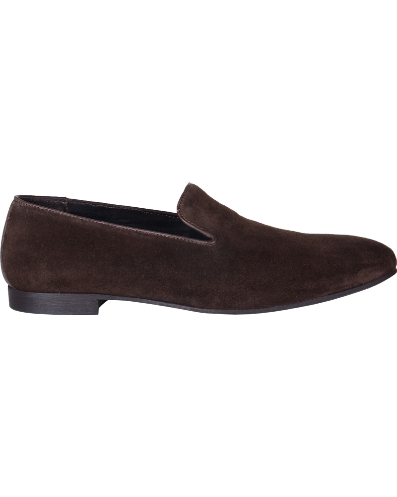 Heren | Tiger of Sweden Vincent 01 Suede Loafer Chocolate | Tiger of Sweden | Vincent 01 Suede Loafer Chocolate