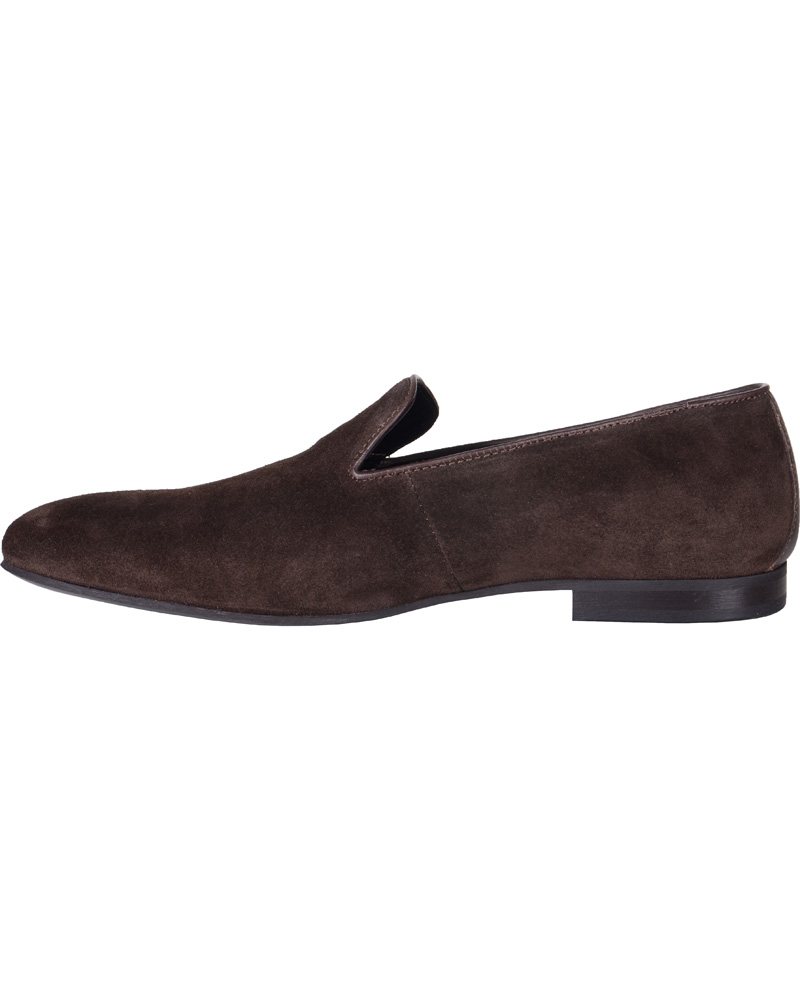 Heren | Tiger of Sweden Vincent 01 Suede Loafer Chocolate | Tiger of Sweden | Vincent 01 Suede Loafer Chocolate