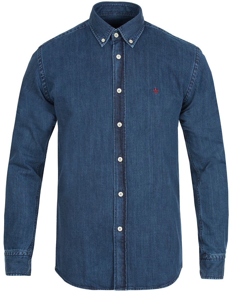 Homme | Chemises | Morris | Cary Grant Denim Shirt Navy