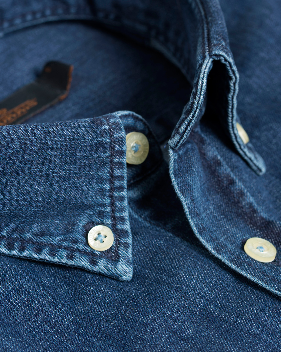 Homme | Chemises | Morris | Cary Grant Denim Shirt Navy