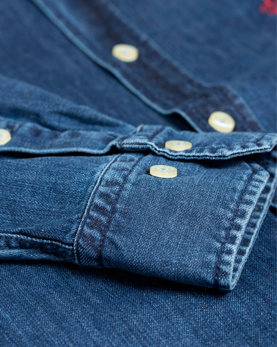 Homme | Chemises | Morris | Cary Grant Denim Shirt Navy