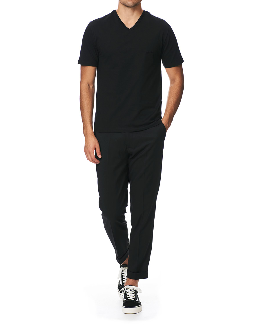 Heren | T-shirts | BOSS BLACK | BOSS 3-Pack V-Neck T-Shirt Black