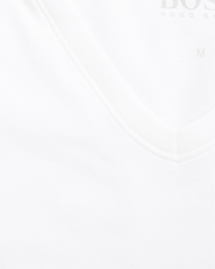 Homme | T-shirts | BOSS BLACK | BOSS 3-Pack V-Neck T-Shirt White