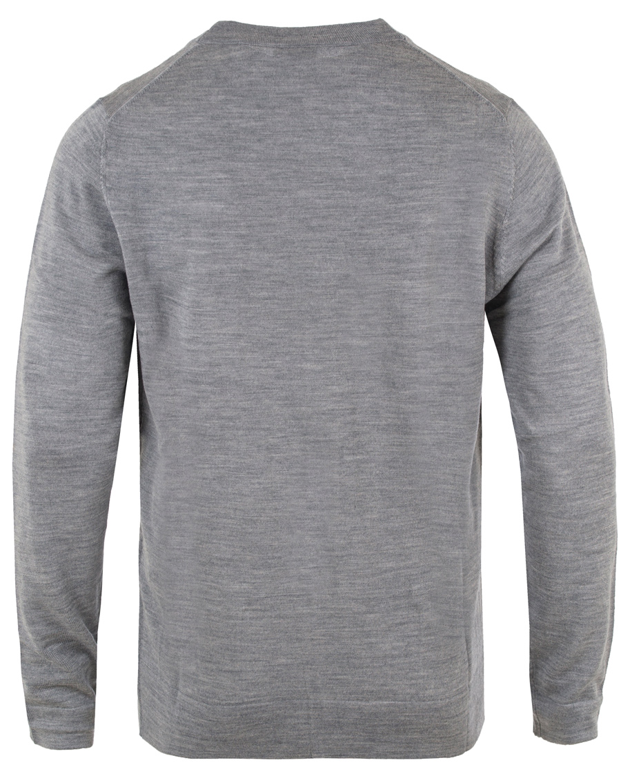 Homme | Pulls Et Tricots | Filippa K | Fine Merino V-Neck Cardigan Grey Melange