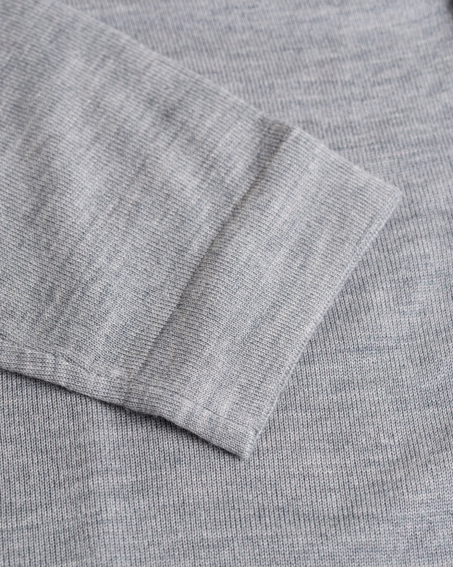 Homme | Pulls Et Tricots | Filippa K | Fine Merino V-Neck Cardigan Grey Melange