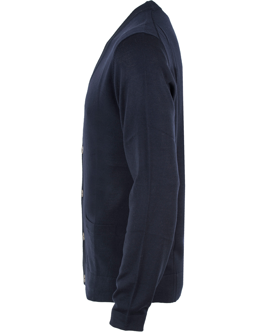 Homme | Pulls Et Tricots | Filippa K | Fine Merino V-Neck Cardigan Navy