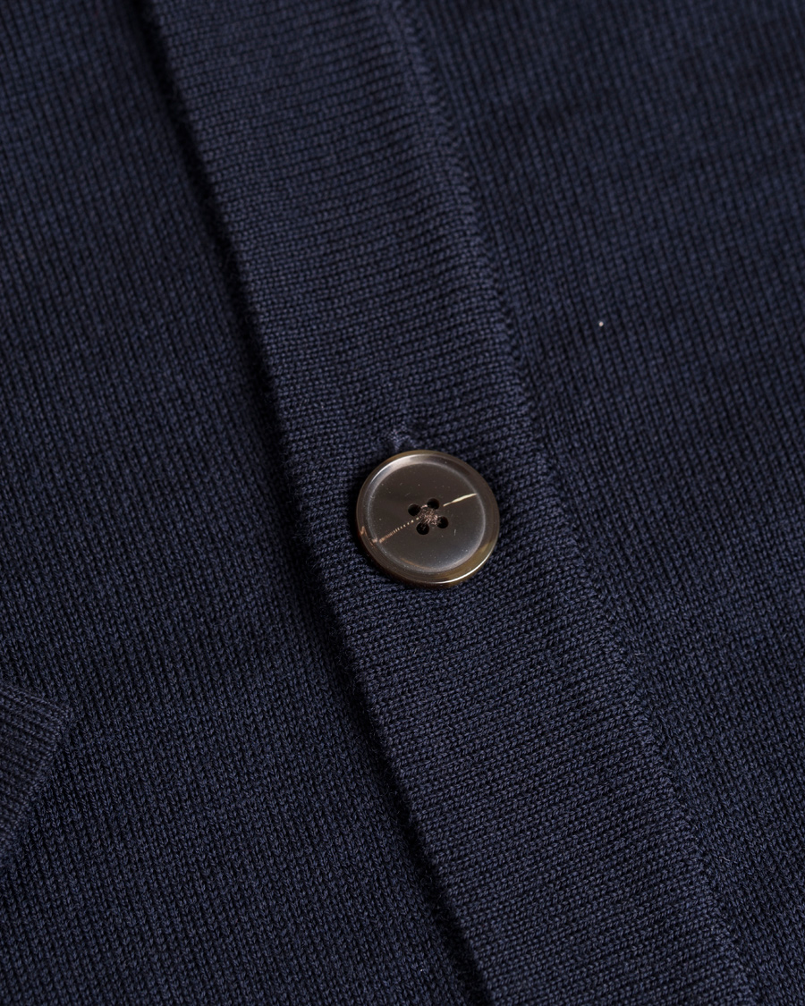 Homme | Pulls Et Tricots | Filippa K | Fine Merino V-Neck Cardigan Navy
