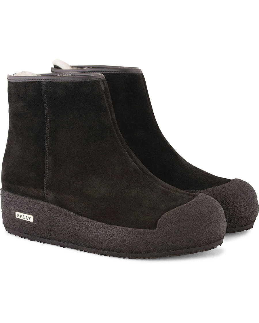 Homme | Bally Guard II Curling Boot Black | Bally | Guard II Curling Boot Black