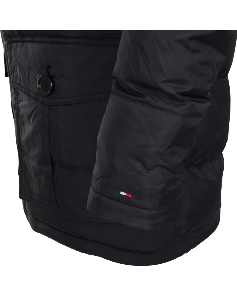 Heren | Jassen | Tommy Hilfiger | New Hudson Down Parka Flag Black