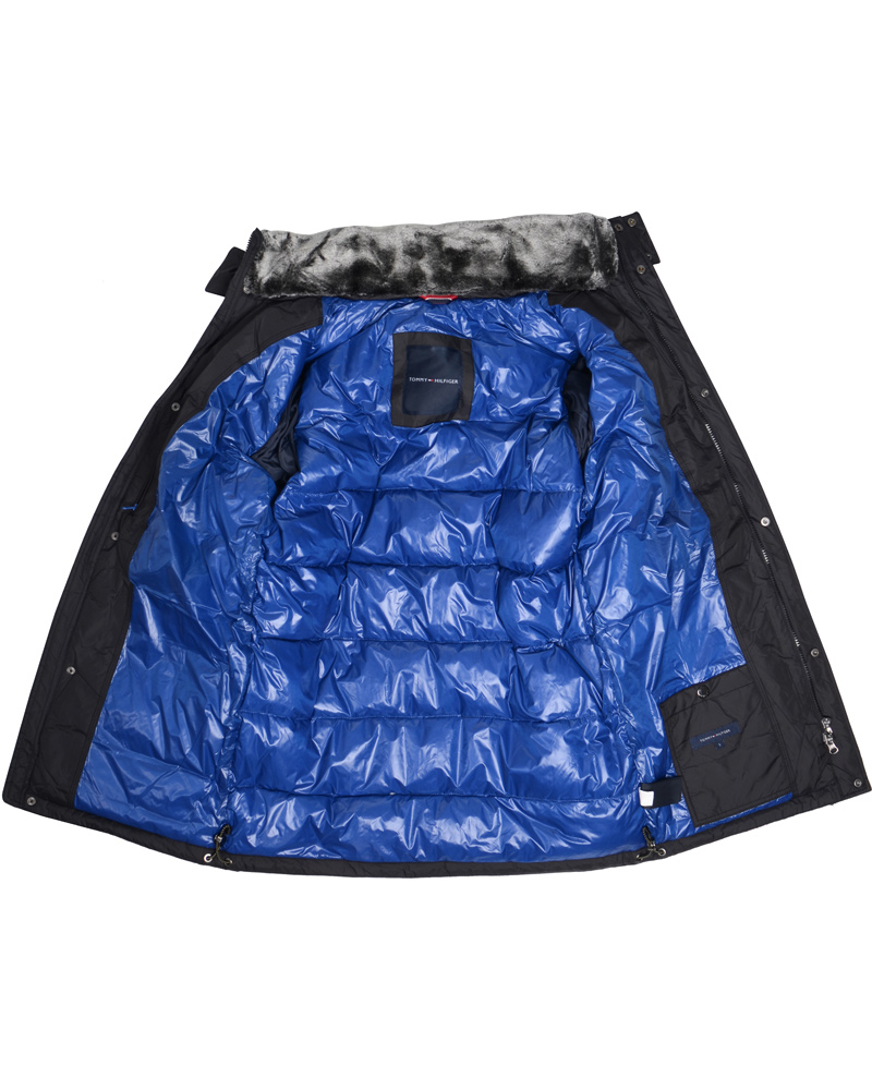 Heren | Jassen | Tommy Hilfiger | New Hudson Down Parka Flag Black