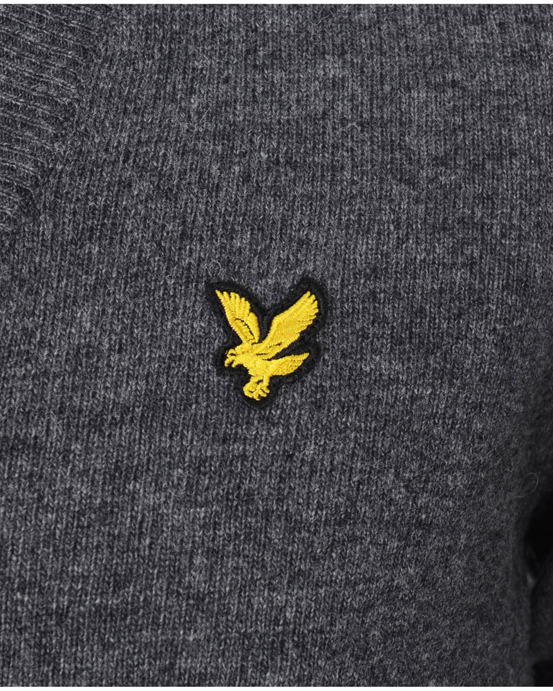 Heren | Truien | Lyle & Scott | Cardigan Solid Grey